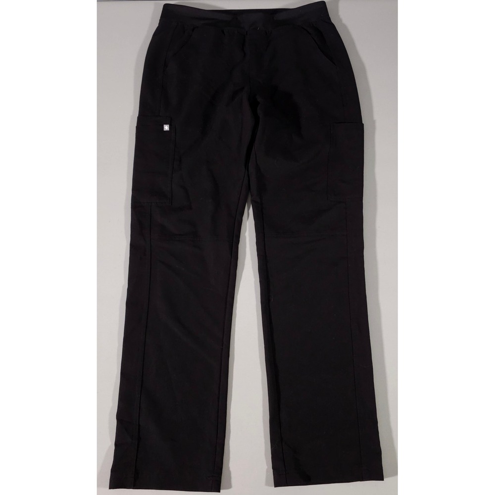 FIGS Axim Scrub Pants Men Large Black Cargo Technical Collection T2001